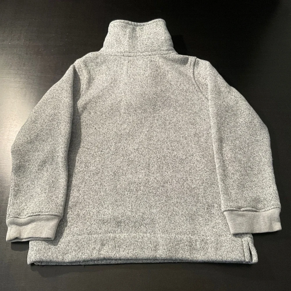 OshKosh B'gosh Boys Gray Knit‎ Pullover Sweater Shawl Collar Size 7